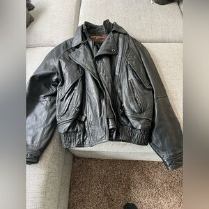 Men's Black Leather Jacket